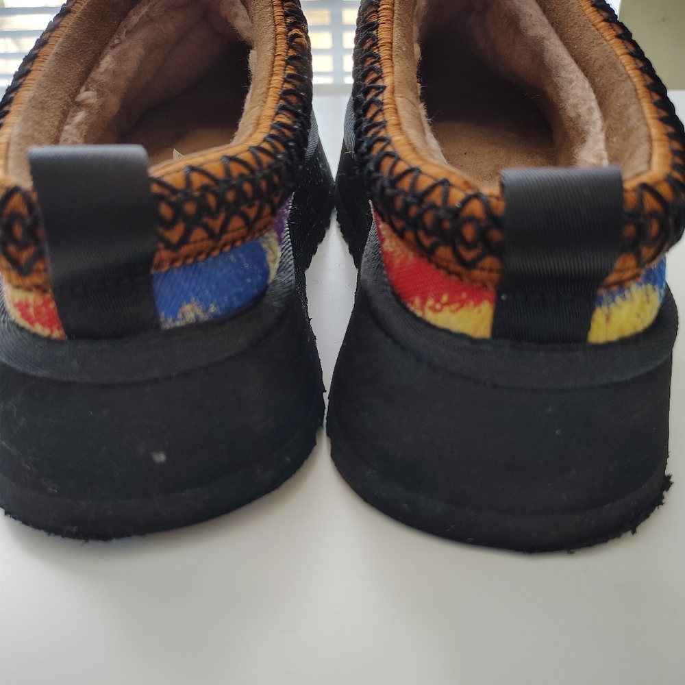 UGG Tazz PridePop Platform Slippers Shearling Lined | Indoor/Outdoor | US 8 - Picture 3 of 7